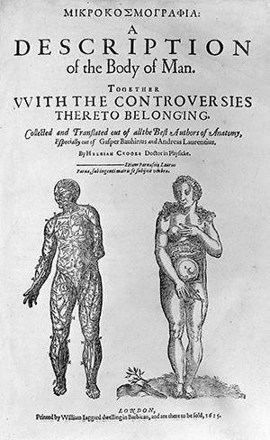 Helkiah Crooke's textbook on anatomy, Mikrokosmographia