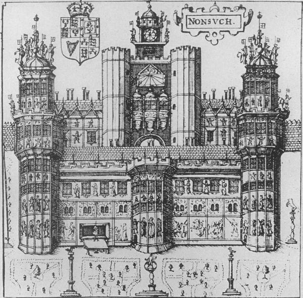 Nonsuch Palace from Speed's Map