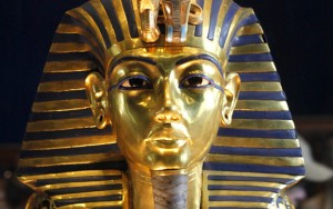 The mask of Tutankhamun. Photograph: AP