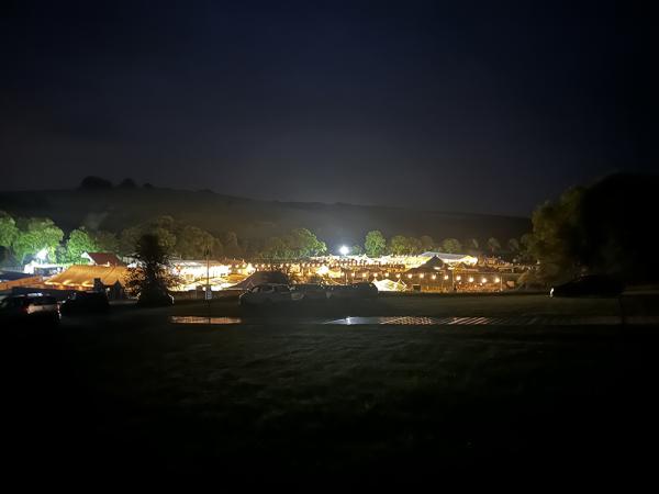 Chalke Valley History Festival by night