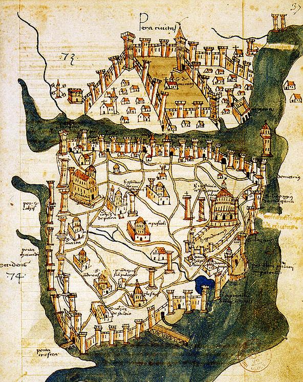 Map Constantinople