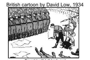 David Low cartoon, 1934