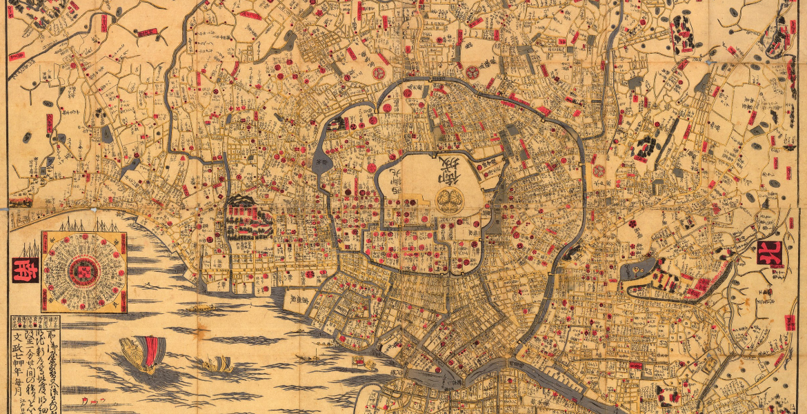 Edo period map