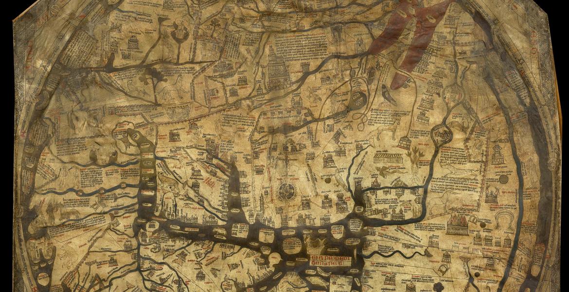 Hereford mappa mundi (13th century)