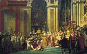 Consecration of the Emperor Napoleon I and Coronation of the Empress Josephine by Jacques-Louis David