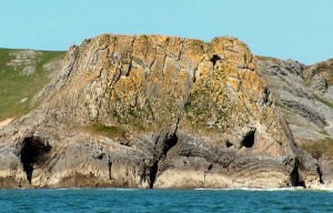 Goat's Cave, where the Red Lady of Paviland was found. Image courtesy of Explore Gower.