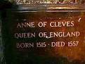 Anne of Cleves' tomb housed in Westminster Abbey
