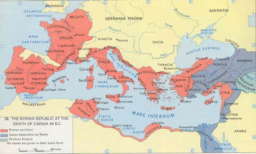 The Roman Republic at the death of Caesar